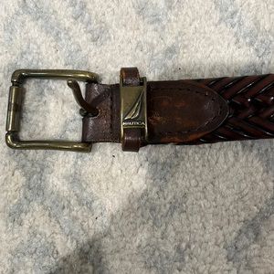 Nautica brown crocodile belt 44 inches long